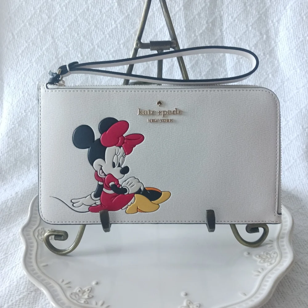 Kate Spade New York × Disney Minnie Mouse Wristlet - Picture 2 of 16